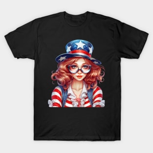 4th of July Girl #3 T-Shirt